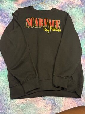 Scarface Tony Montana Black Crewneck Sweater